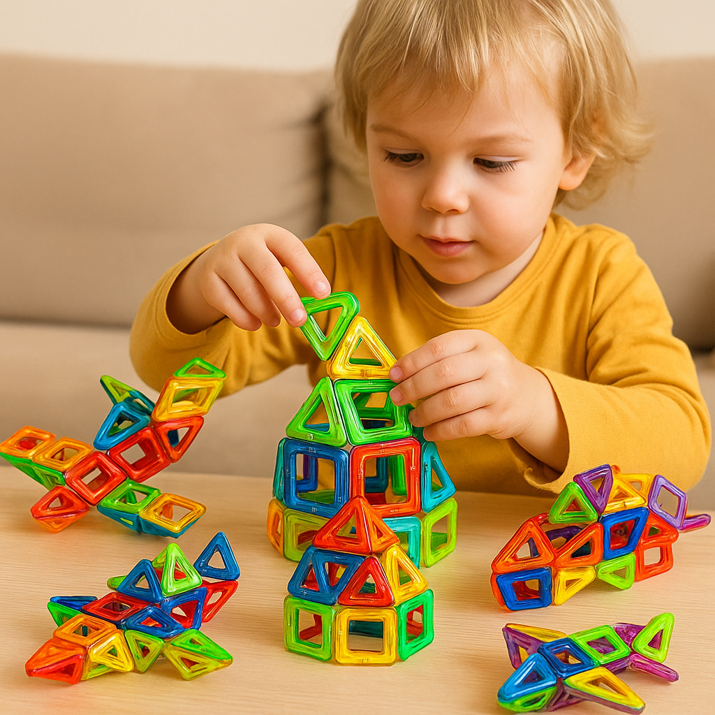 ConstruMag - Blocs de construction magnétiques pour enfants